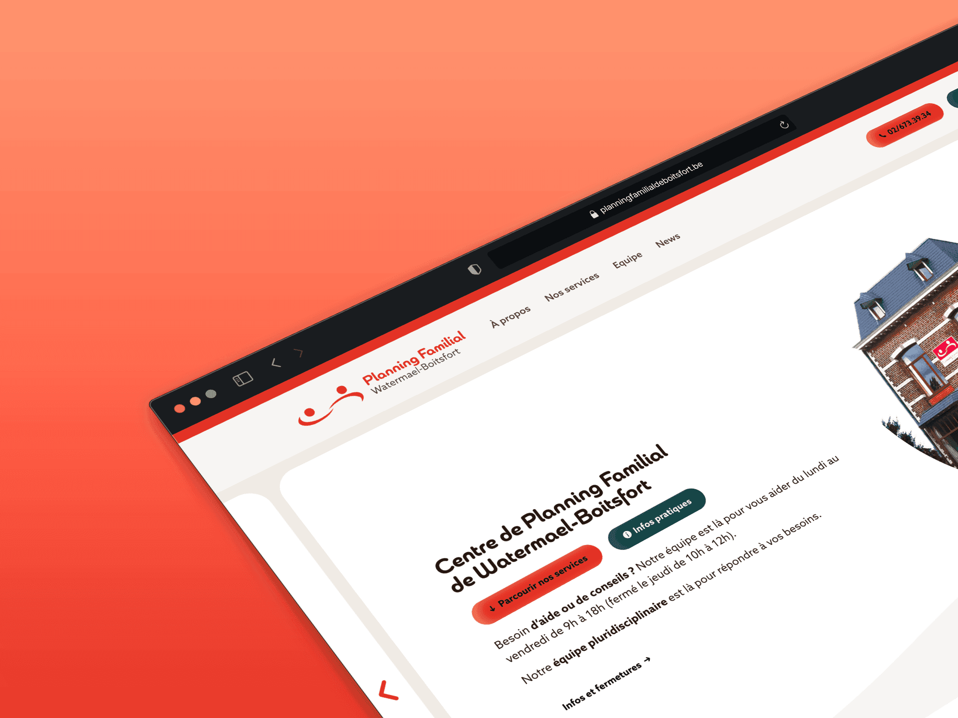 Site web Planning Familial de Boitsfort