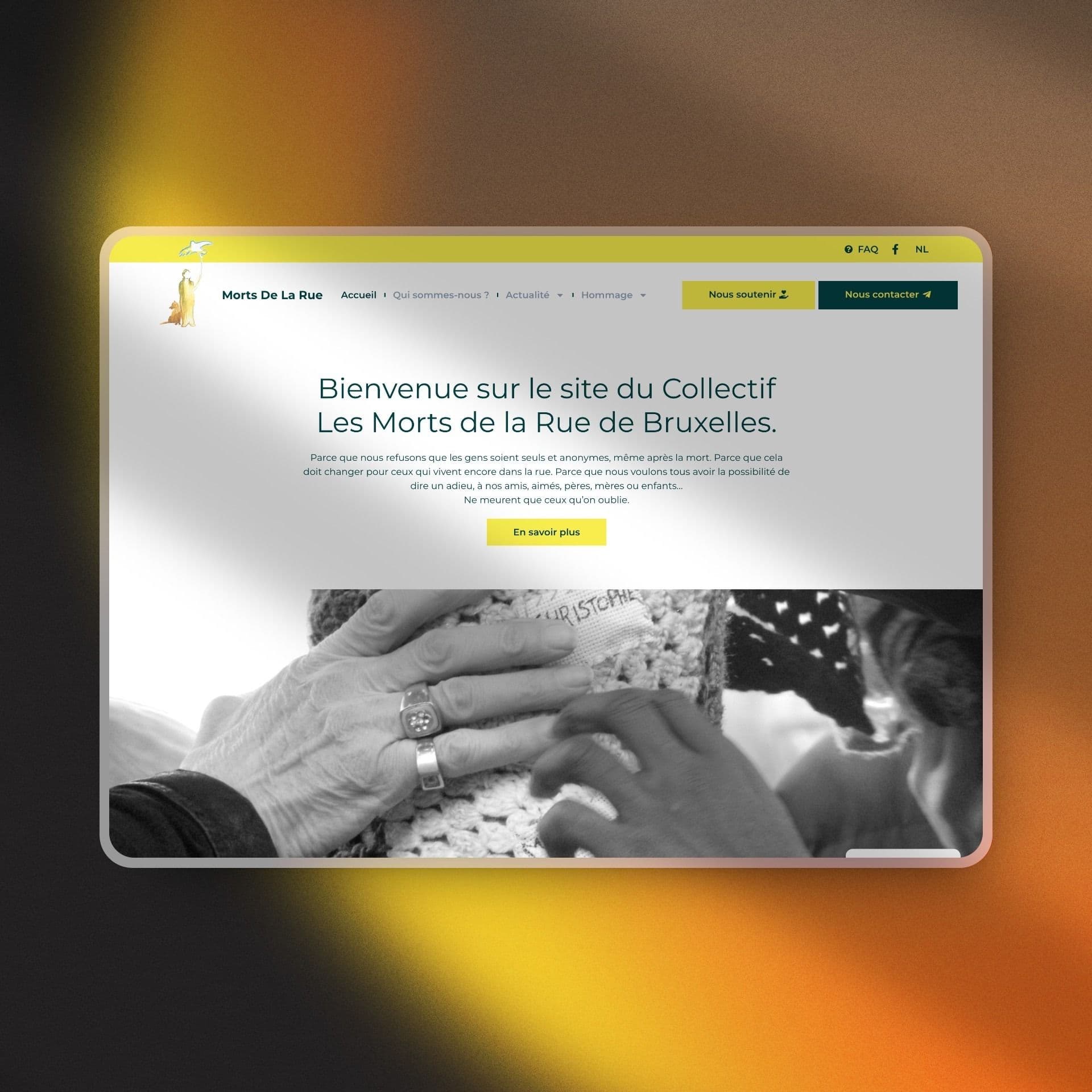 Site web Morts de la rue