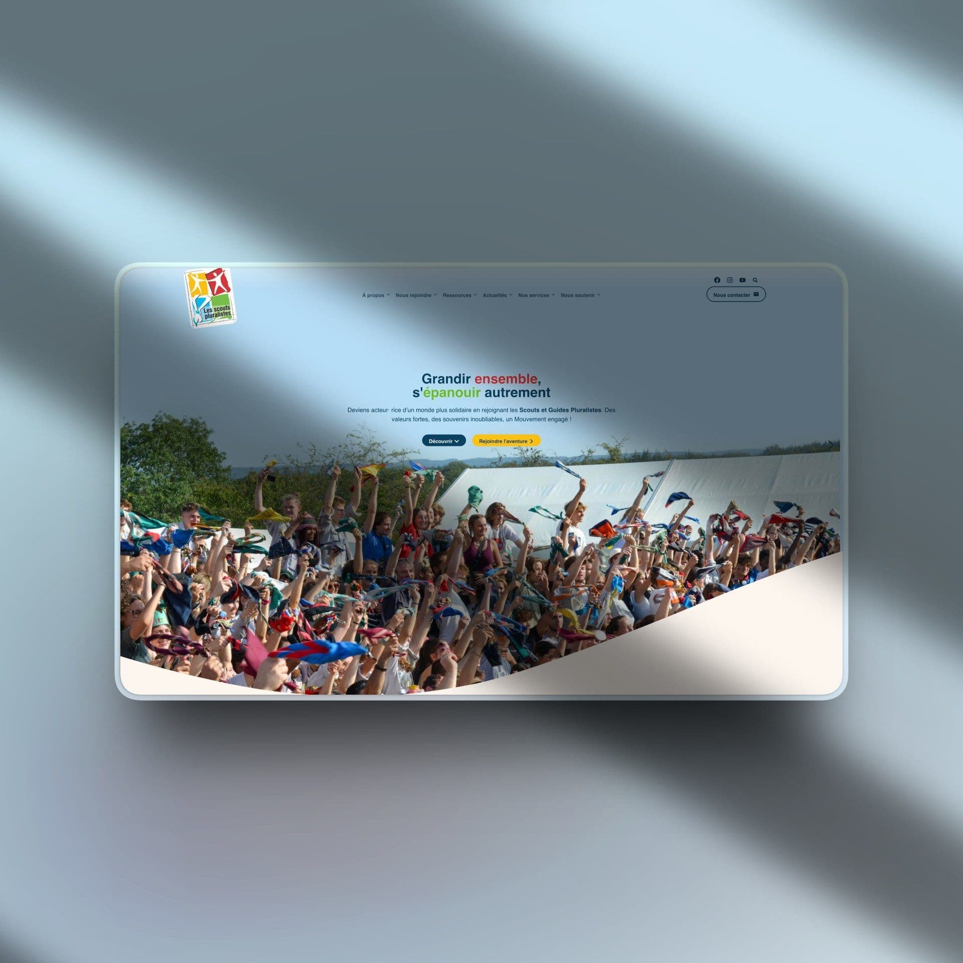 Site web Scouts Pluralistes