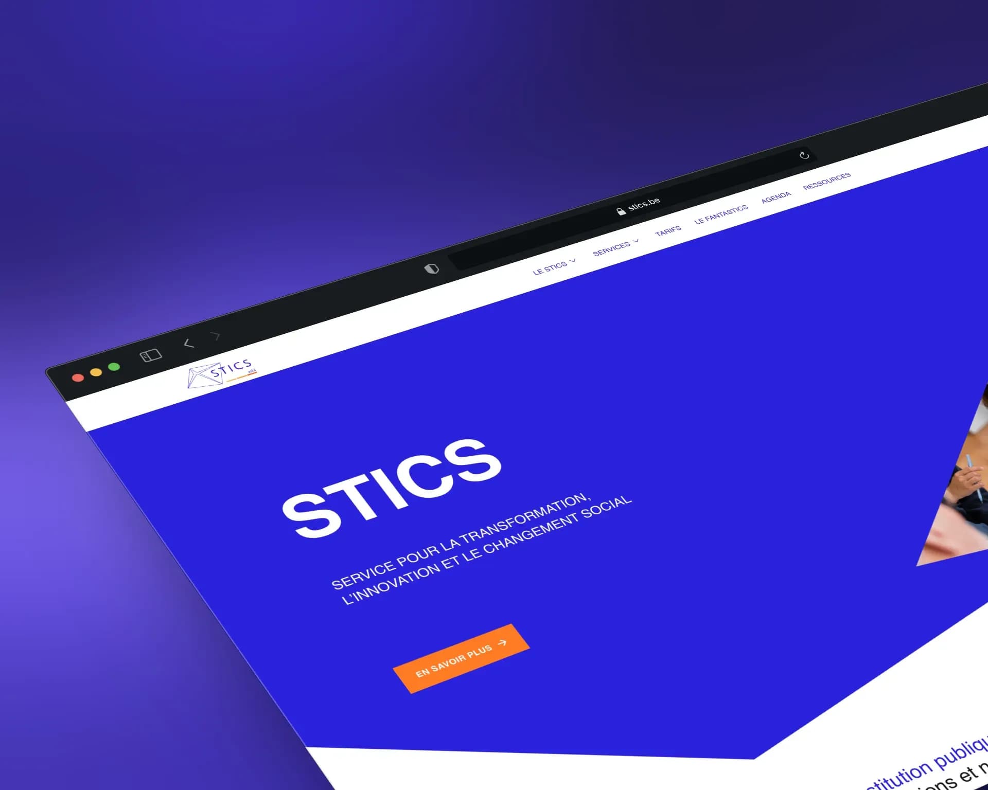 Site web STICS